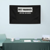 Banderoles Juste Marié Jusqu'À Présent Si Bon Marié Marié Cou (Salon professionnel)