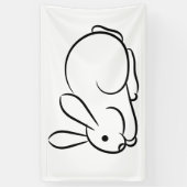 Banderoles Juste un lapin (Vertical)