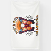 Banderoles Juste une fille qui aime faire l'aumône (Vertical)