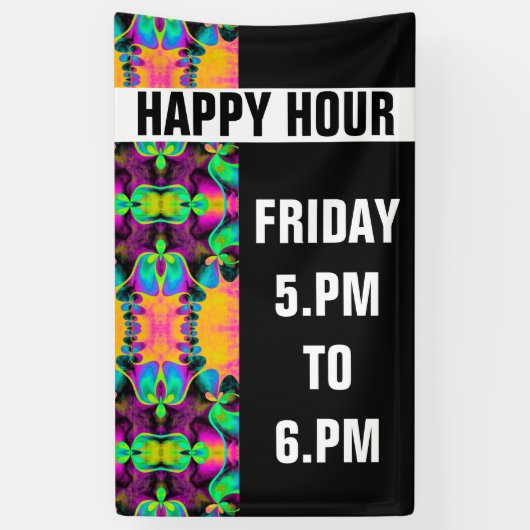 Banderoles Kaleidoscope Mosaic V + vos idées (Vertical)