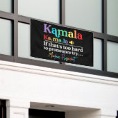 Banderoles Kamala Harris (Bâtiment extérieur)