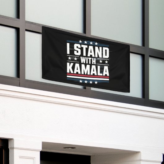 Banderoles Kamala Harris (Bâtiment extérieur)