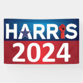 Banderoles Kamala Harris 2024 - Élection De 2024 (Horizontal)