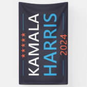 Banderoles Kamala Harris 2024 pour le président (Vertical)