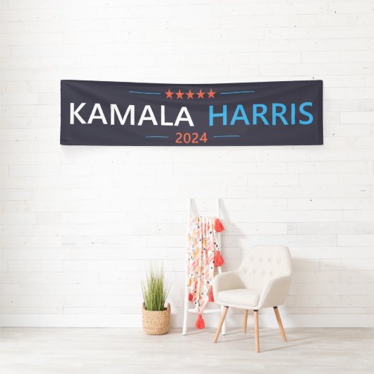 Banderoles Kamala Harris 2024 pour le président (Insitu)