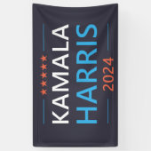 Banderoles Kamala Harris 2024 pour le président (Vertical)