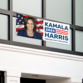 Banderoles Kamala Harris 2024 : Son histoire, une histoire (Bâtiment extérieur)