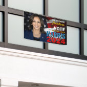 Banderoles Kamala Harris 2024 Vote Patriotic Campaign (Bâtiment extérieur)