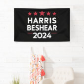 Banderoles Kamala Harris Andy Beshear 2024 Harris Beshear 202 (En situation)