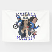 Banderoles Kamala Harris Bootleg Rap (Horizontal)