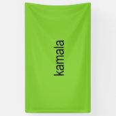 Banderoles Kamala Harris est Brat (Vertical)