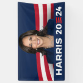 Banderoles Kamala Harris pour le président 2024 (Vertical)