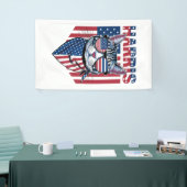 Banderoles Kamala Harris pour le président 2024 Funny Cat (Salon professionnel)