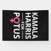 Banderoles Kamala Harris pour POTUS I (Horizontal)