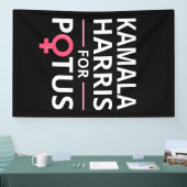 Banderoles Kamala Harris pour POTUS I (Salon professionnel)