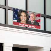 Banderoles Kamala Harris Tim Walz  (Bâtiment extérieur)