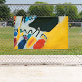 Banderoles Kandinski Impression III Concert Peinture Abstrait (En situation)