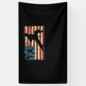 Banderoles Karate American Flag Martial Arts (Vertical)