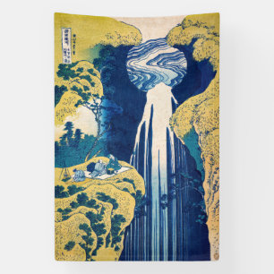 Banderoles Katsushika Hokusai - Chutes Amida
