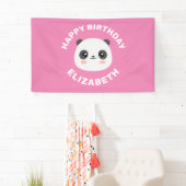 Banderoles Kawaii Panda (En situation)