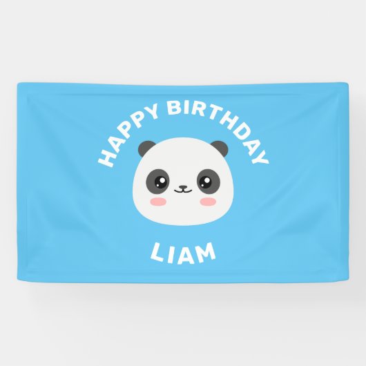 Banderoles Kawaii Panda (Horizontal)