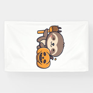 Banderoles kawaii sloth effrayant T-shirt classique
