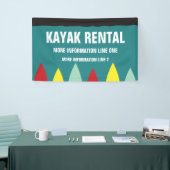 Banderoles Kayak Rental Business ou Kayak Event (Salon professionnel)
