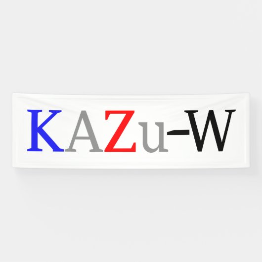 Banderoles KAZu-W (Horizontal)