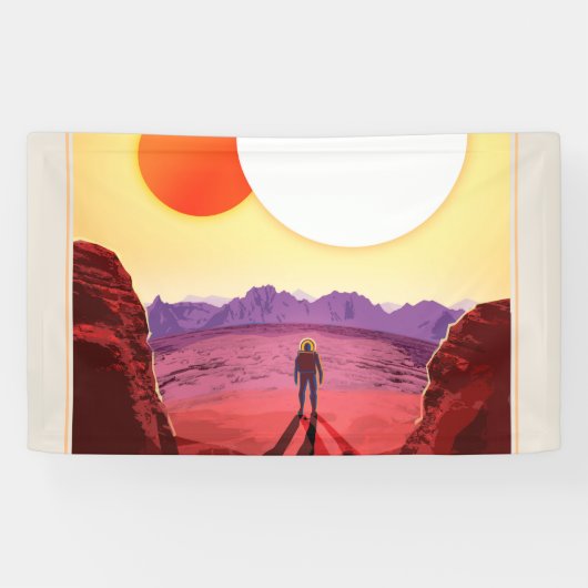 Banderoles Kepler Space Voyage Destination Planète Aventure (Horizontal)