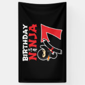 Banderoles Kids Birthday Ninja (Vertical)