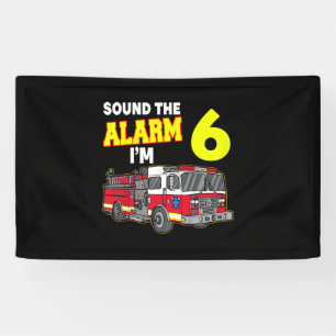 Banderoles Kids Sound Alarm Im 6 Kids Fire Truck Firefighter