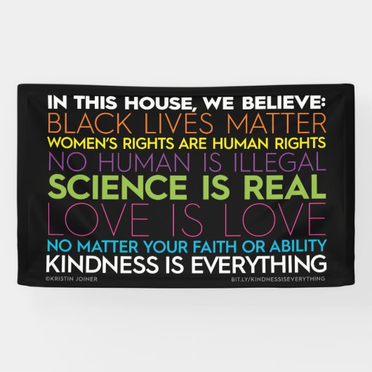 Banderoles #KindnessIsEverything (Horizontal)