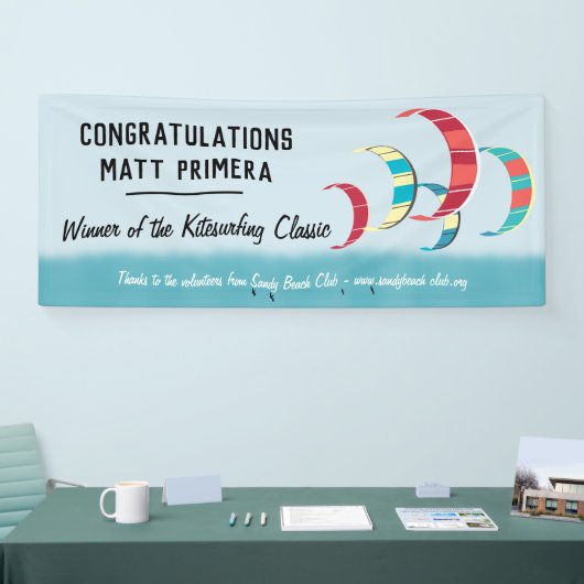 Banderoles Kite Surf (Salon professionnel)