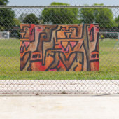 Banderoles Klee Expressionniste Forêt Abstraite Art Moderne (En situation)