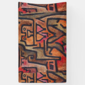 Banderoles Klee Expressionniste Forêt Abstraite Art Moderne (Vertical)