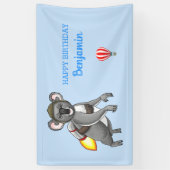Banderoles Koala Bear Fusée (Vertical)