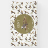 Banderoles Kookaburra Australian Bird Eucalyptus Anniversaire (Vertical)