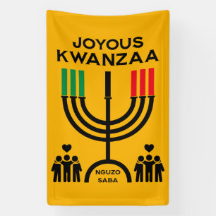 Banderoles Kwanzaa Joyeux
