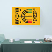 Banderoles Kwanzaa Joyeux (Salon professionnel)