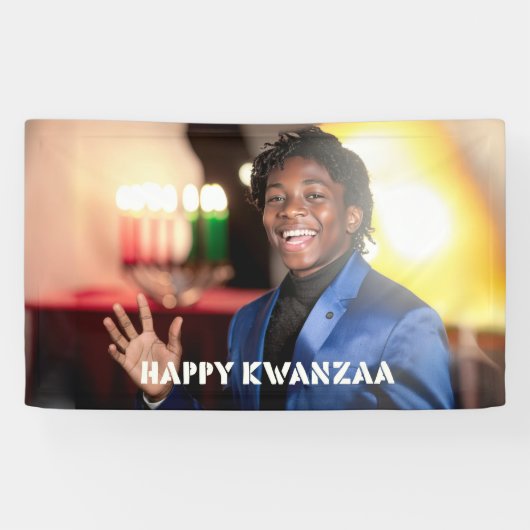 BANDEROLES KWANZAA - JOYEUX KWANZAA - (Horizontal)