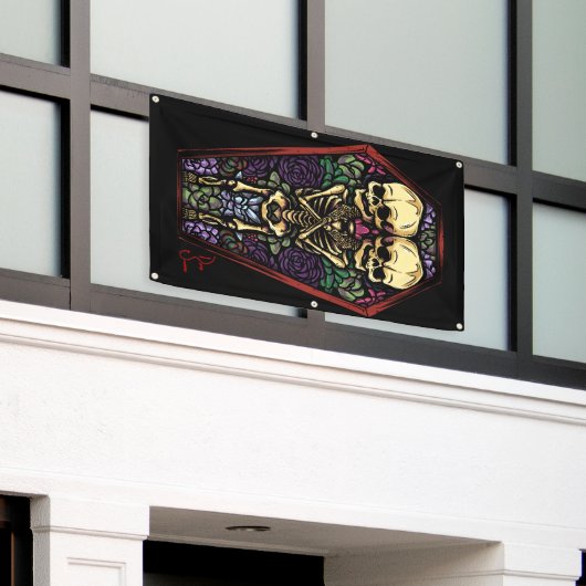 Banderoles La beauté dans un café (Bâtiment extérieur)