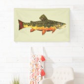 Banderoles La Belle truite de ruisseau (En situation)