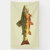 Banderoles La Belle truite de ruisseau (Vertical)