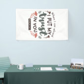 Banderoles La Bible Florale Verse Art 'Je mets ma confiance e (Salon professionnel)