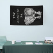 Banderoles La boule d'Halloween (en noir) (Salon professionnel)