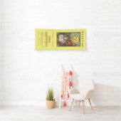 Banderoles La carte Sun Tarot | Jaune Anniversaire (En situation)