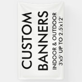 Banderoles La coutume a personnalisé 5' modèle de blanc de (Vertical)