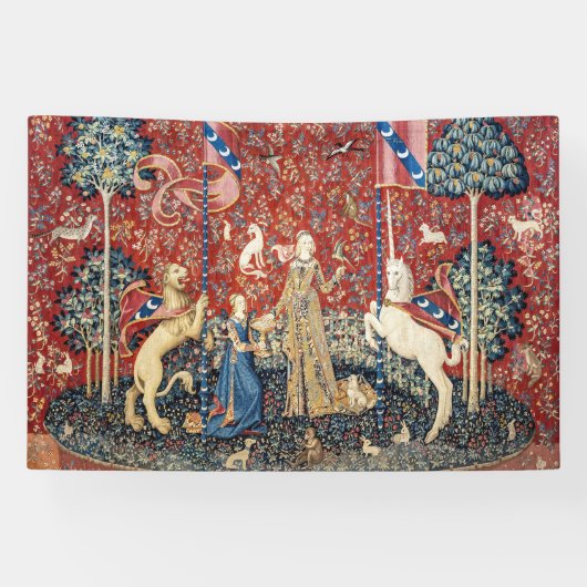Banderoles La Dame et la licorne, Goûtez (Horizontal)