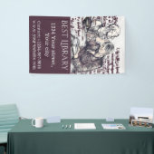 Banderoles La fille lisant un livre (Salon professionnel)