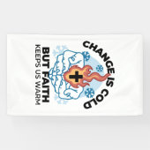 Banderoles La foi nous réchauffe - L'application des oeuvres (Horizontal)